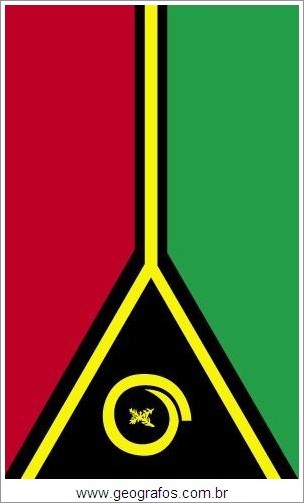 Bandeira do País Vanuatu