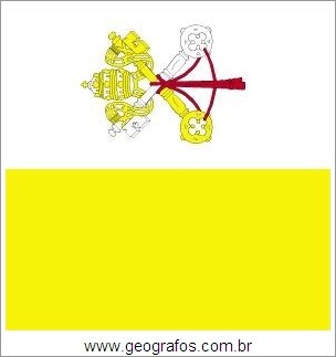 Bandeira do País Vaticano