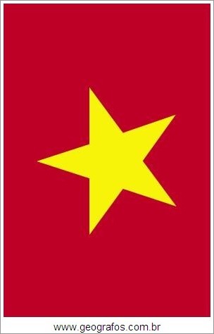 Bandeira do País Vietnam