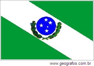 Bandeira do Estado Paraná Localizado na Região Sul do Brasil