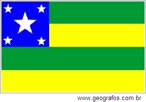 Bandeira do Estado Sergipe Localizado na Região Nordeste do Brasil