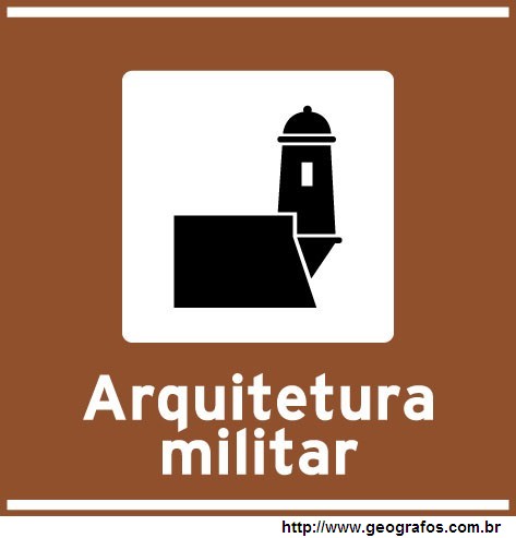 Placa Arquitetura Militar Atrativo Turístico
