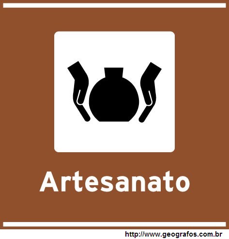 Placa Artesanato Atrativo Turístico