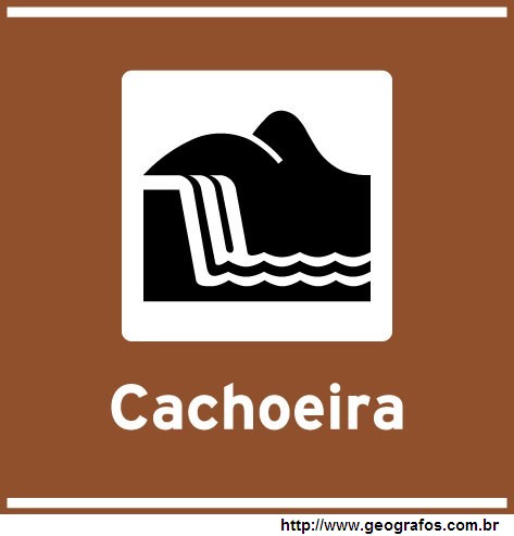 Placa Cachoeira Atrativo Turístico
