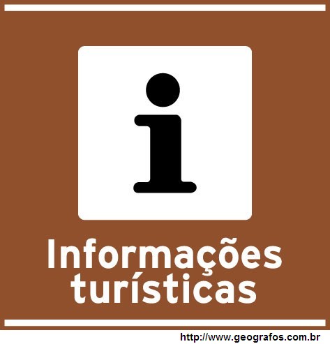 Placa de Informacões a Turístas