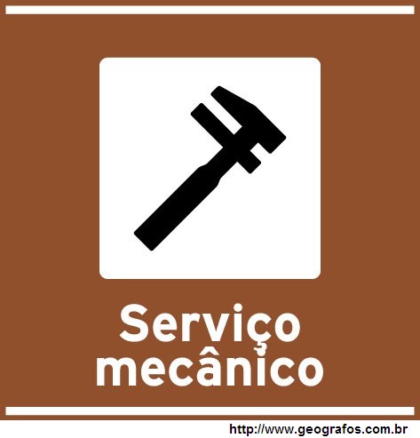 Placa Servico Mecânico