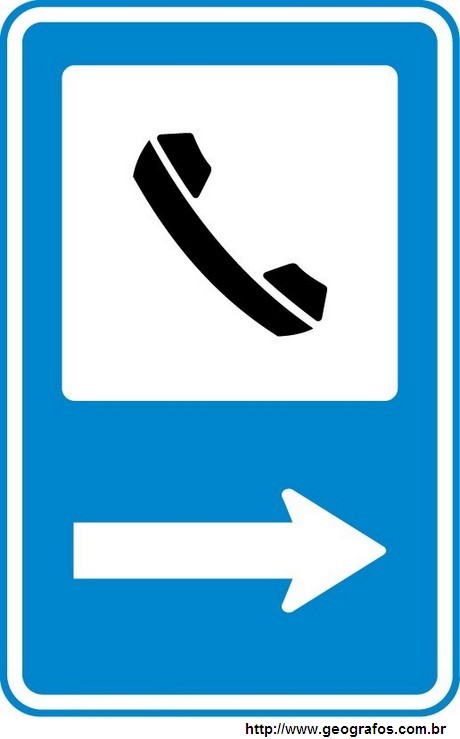 Placa Serviço Telefônico