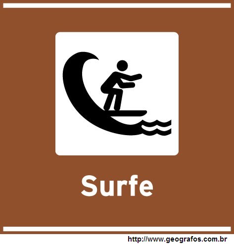 Placa Surfe Atrativo Turístico