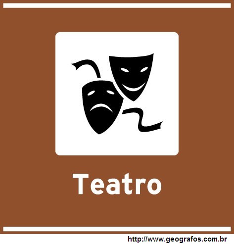 Placa Teatro Atrativo Turístico