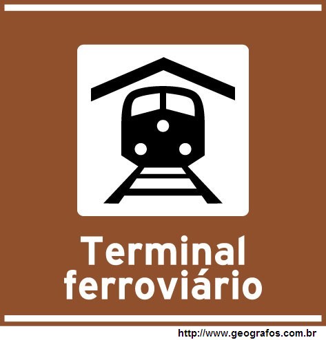 Placa Terminal Ferroviário