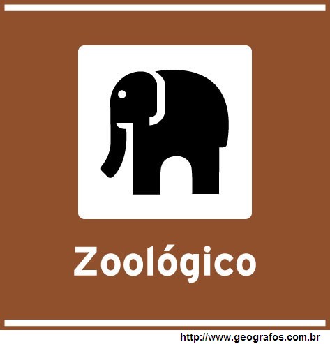 Placa Zoológico Atrativo Turístico