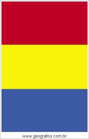 Bandeira do País Chade