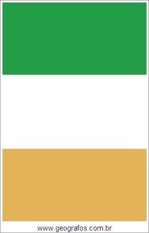 Bandeira do País Costa do Marfim