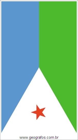 Bandeira do País Dijibuti