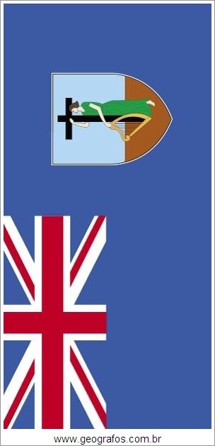 Bandeira do País Montserrat