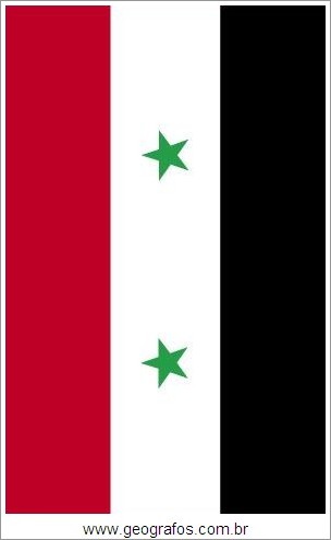 Bandeira do País Síria