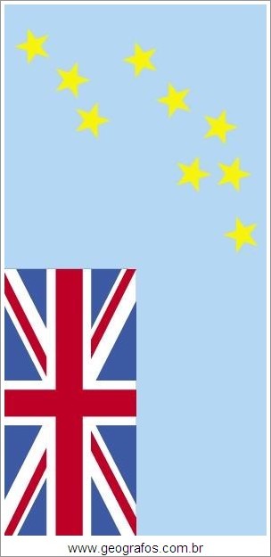 Bandeira do País Tuvalu