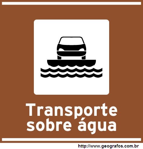 Placa Balsa ou Ferry Boat