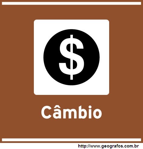 Placa Casas de Câmbio