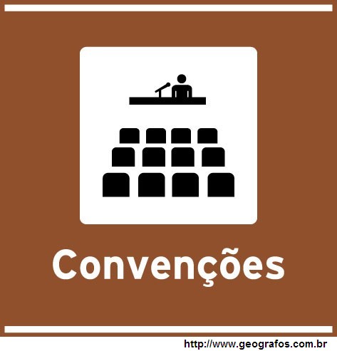 Placa Convencoes Atrativo Turístico