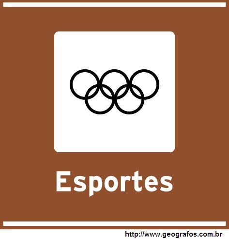 Placa Esportes Atrativo Turístico