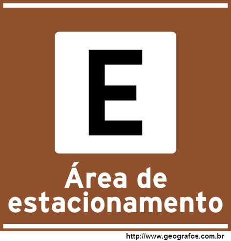 Placa Estacionamento Público De Veículos