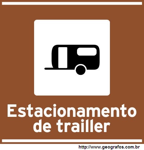 Placa Estacionamento Trailler