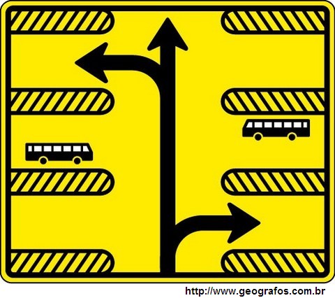 Placa Faixas Exclusivas De Ônibus