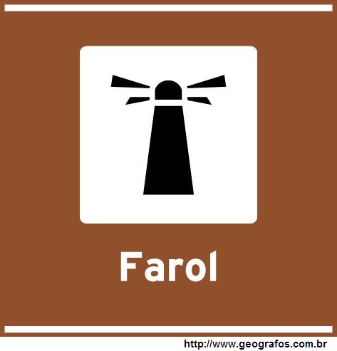 Placa Farol Atrativo Turístico