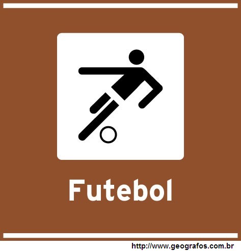 Placa Futebol Atrativo Turístico