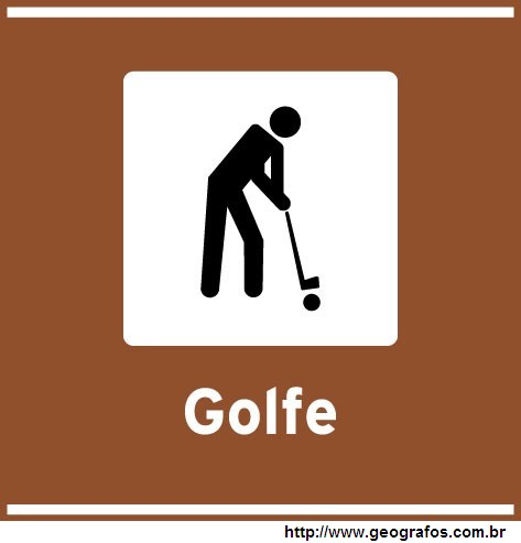 Placa Golfe Atrativo Turístico