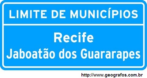 Placa Identificação Divisa De Municípios