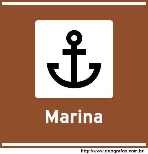 Placa Marina Atrativo Turístico