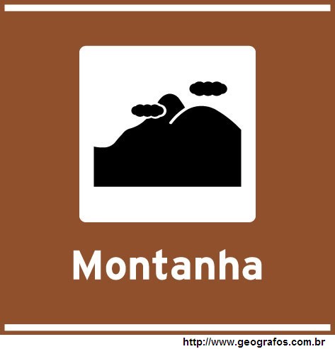 Placa Montanha Atrativo Turístico