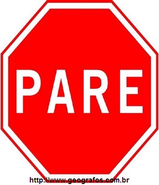 Placa Parada Obrigatória