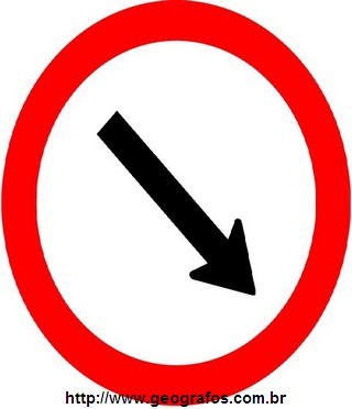Placa Passagem Obrigatória