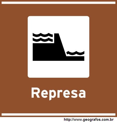 Placa Represa Atrativo Turístico
