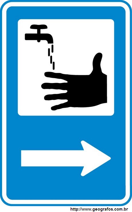 Placa Sanitários