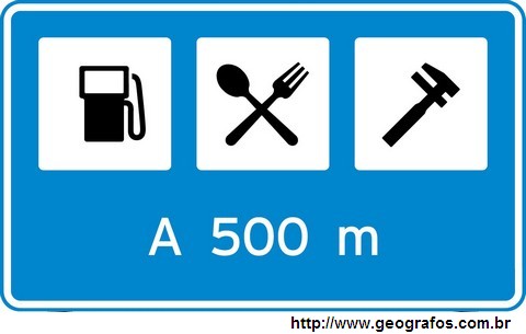 Placa Serviços a 500M
