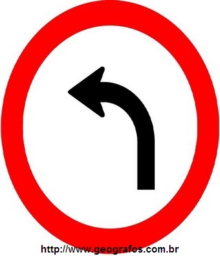 Placa Vire a Esquerda