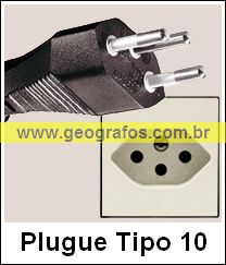 Plugue Elétrico Tipo 10