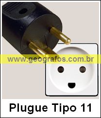 Plugue Elétrico Tipo 11