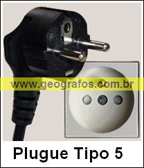 Plugue Elétrico Tipo 5