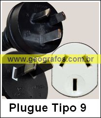 Plugue Elétrico Tipo 9